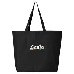 Image of 25 L Jumbo Cotton Canvas Tote Bag - BLACK