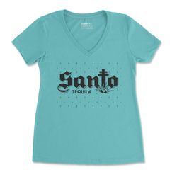 Image of Women's V-Neck Short Sleeve T-Shirt - AGAVE