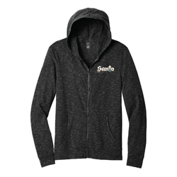 Image of District Medal Full-Zip Hoodie - BLACK
