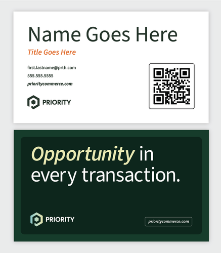Priority Business Cards image thumbnail
