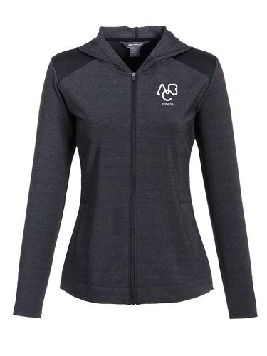 Women's Landway Aspire Four-Way Stretch Hybrid Full Zip Jacket - ABC Fitness image thumbnail