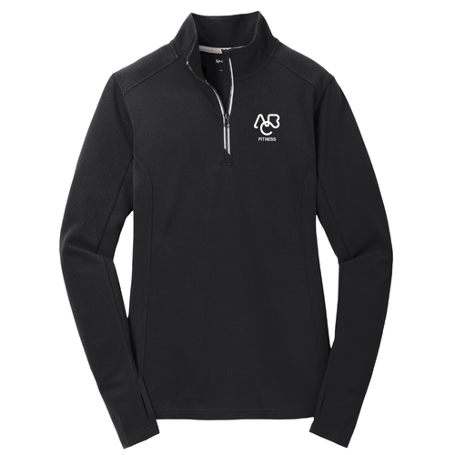 Women's Sport-Tek® Sport-Wick® Textured 1/4-Zip Pullover - ABC Fitness image thumbnail