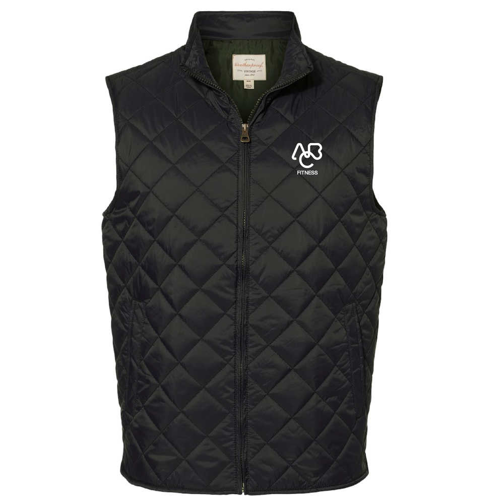 Men's Weatherproof Vintage Diamond Full Zip Quilted Vest - ABC Fitness primary image