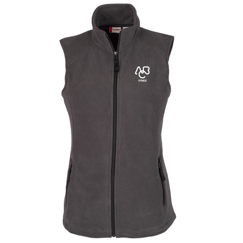 Women's Clique Summit Performance Fleece Full Zip Vest - ABC Fitness image thumbnail