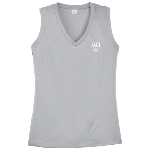 Women's Sport-Tek® Sleeveless PosiCharge® Competitor™ V-Neck Tee - ABC Fitness image thumbnail