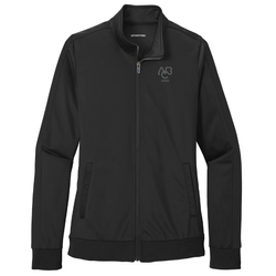 Image of Women's Sport-Tek® Tricot Track Full Zip Jacket - ABC Fitness