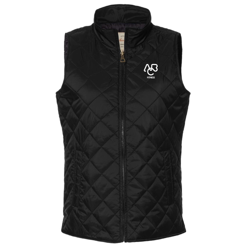 Women's Weatherproof Vintage Diamond Full Zip Quilted Vest - ABC Fitness image thumbnail
