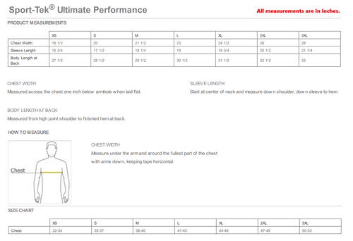 Men's Sport-Tek® Ultimate Performance Crew - ABC Fitness image thumbnail