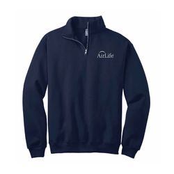 Image of Jerzees NuBlend 1/4-Zip Cadet Collar Sweatshirt