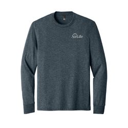 Image of District Made Mens Perfect Tri Long Sleeve Crew Tee