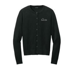 Image of Port Authority® Women’s Easy Care Crewneck Cardigan Sweater