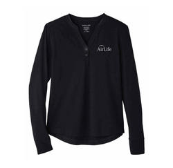 Image of North End Women's JAQ Stretch Performance V-Neck Snap Pullover