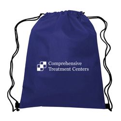 Image of Water-Resistant Drawstring Non-Woven Backpack