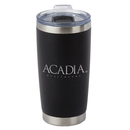 Black Stainless Steel Vacuum Insulated Tumbler 20-Oz. - Laser Engraved image thumbnail