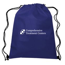 Image of Water-Resistant Drawstring Non-Woven Backpack