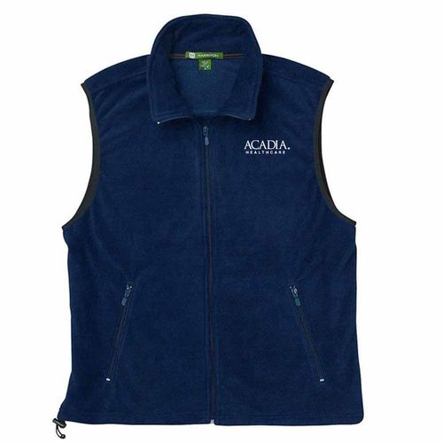 Harriton® Unisex Full-Zip Fleece Vest - Embroidery image thumbnail