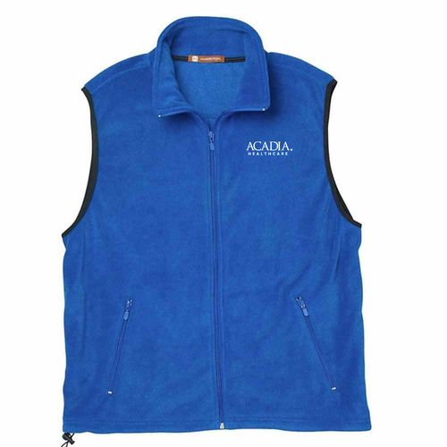 Harriton® Unisex Full-Zip Fleece Vest - Embroidery image thumbnail