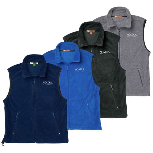 Harriton® Unisex Full-Zip Fleece Vest - Embroidery image thumbnail
