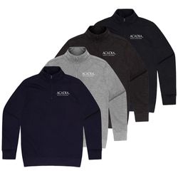 Image of Unisex Essential Quarter-Zip Pullover - Embroidery