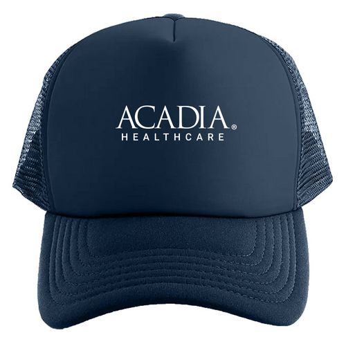Navy Mesh-Back Trucker Cap image thumbnail