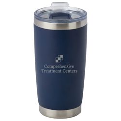 Image of Navy Stainless Steel Vacuum Insulated Tumbler 20-Oz. - Laser Engraved