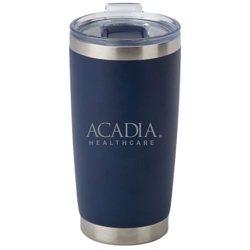 Navy Stainless Steel Vacuum Insulated Tumbler 20-Oz. - Laser Engraved image thumbnail