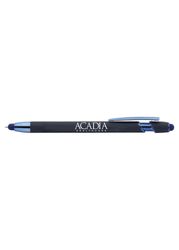 Image of Navy/Blue Dual-Stylus Soft-Touch Metal Pen