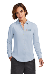 Image of Brooks Brothers Women's Full-Button Satin Blouse