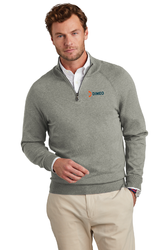 Image of Brooks Brothers Cotton Stretch 1/4-Zip Sweater