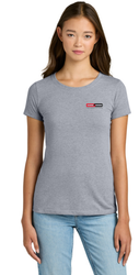 Image of Next Level Apparel Women's Ideal Tee - Retro Dimeo Logo
