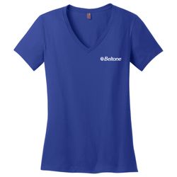 Image of District Made Ladies Perfect Weight V-Neck Tee