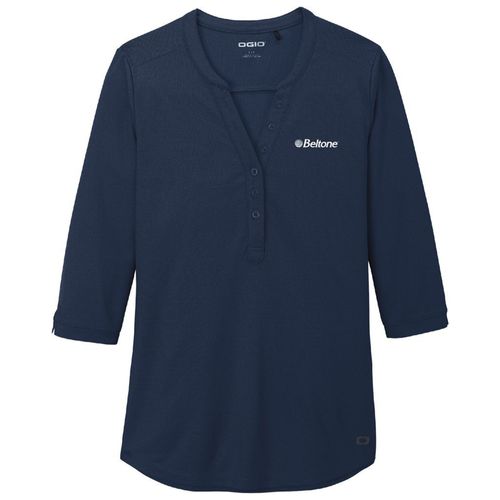 OGIO Ladies Jewel Henley image thumbnail