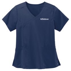 Image of WonderWink Women's Premiere Flex Mock Wrap Top