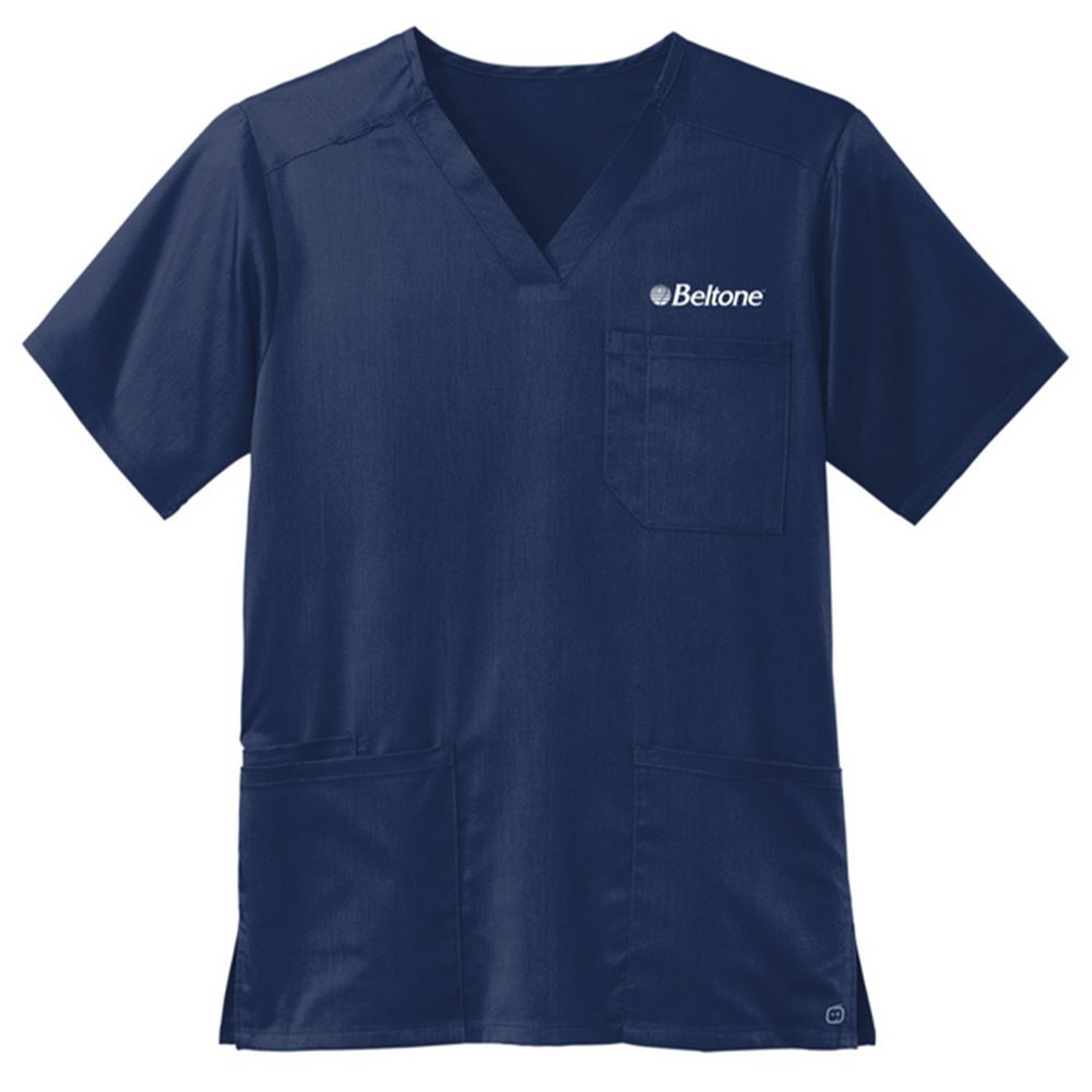 WonderWink Men's Premiere Flex V-Neck Top primary image