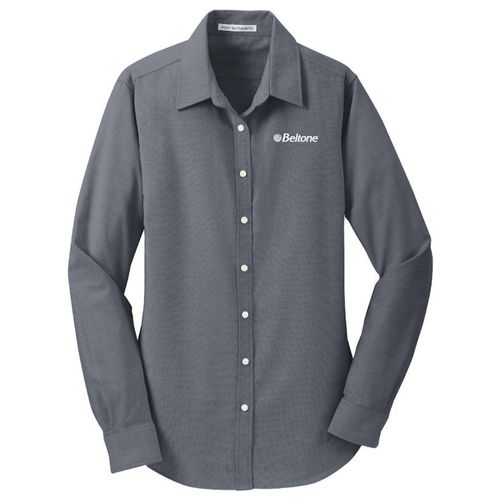 Port Authority® Ladies SuperPro™ Oxford Shirt image thumbnail
