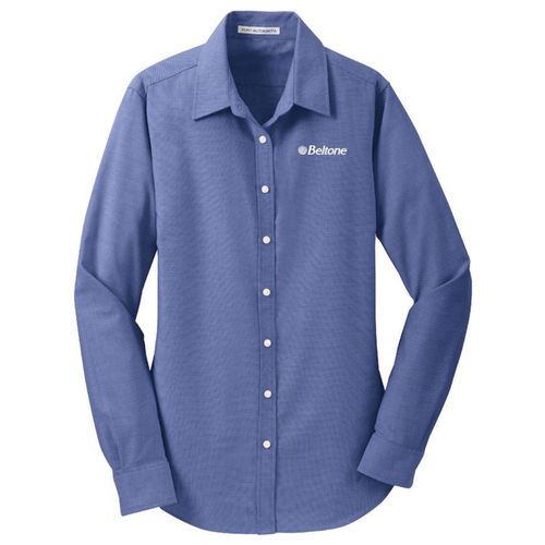 Port Authority® Ladies SuperPro™ Oxford Shirt image thumbnail