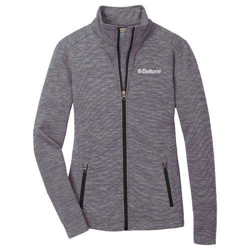 Port Authority® Ladies Digi Stripe Fleece Jacket image thumbnail