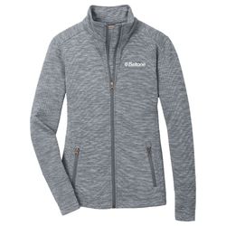Image of Port Authority® Ladies Digi Stripe Fleece Jacket