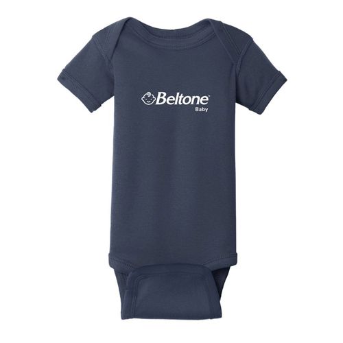 Rabbit Skins Infant Short Sleeve Baby Rib Bodysuit (Baby Boy) image thumbnail
