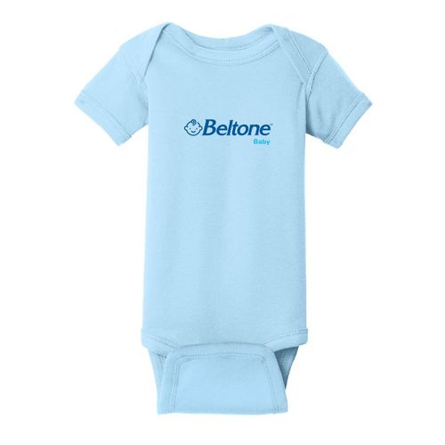 Rabbit Skins Infant Short Sleeve Baby Rib Bodysuit (Baby Boy) image thumbnail