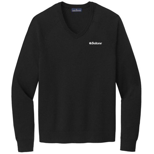 Brooks Brothers Cotton Stretch V-Neck Sweater image thumbnail