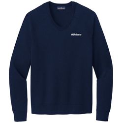 Image of Brooks Brothers Cotton Stretch V-Neck Sweater