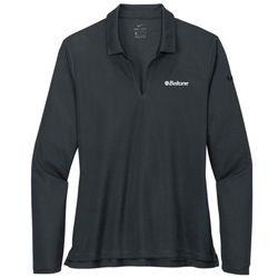 Image of Nike Ladies Dri-FIT Micro Pique 2.0 Long Sleeve Polo