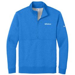 Image of Nike Club Fleece Sleeve Swoosh 1/2-Zip