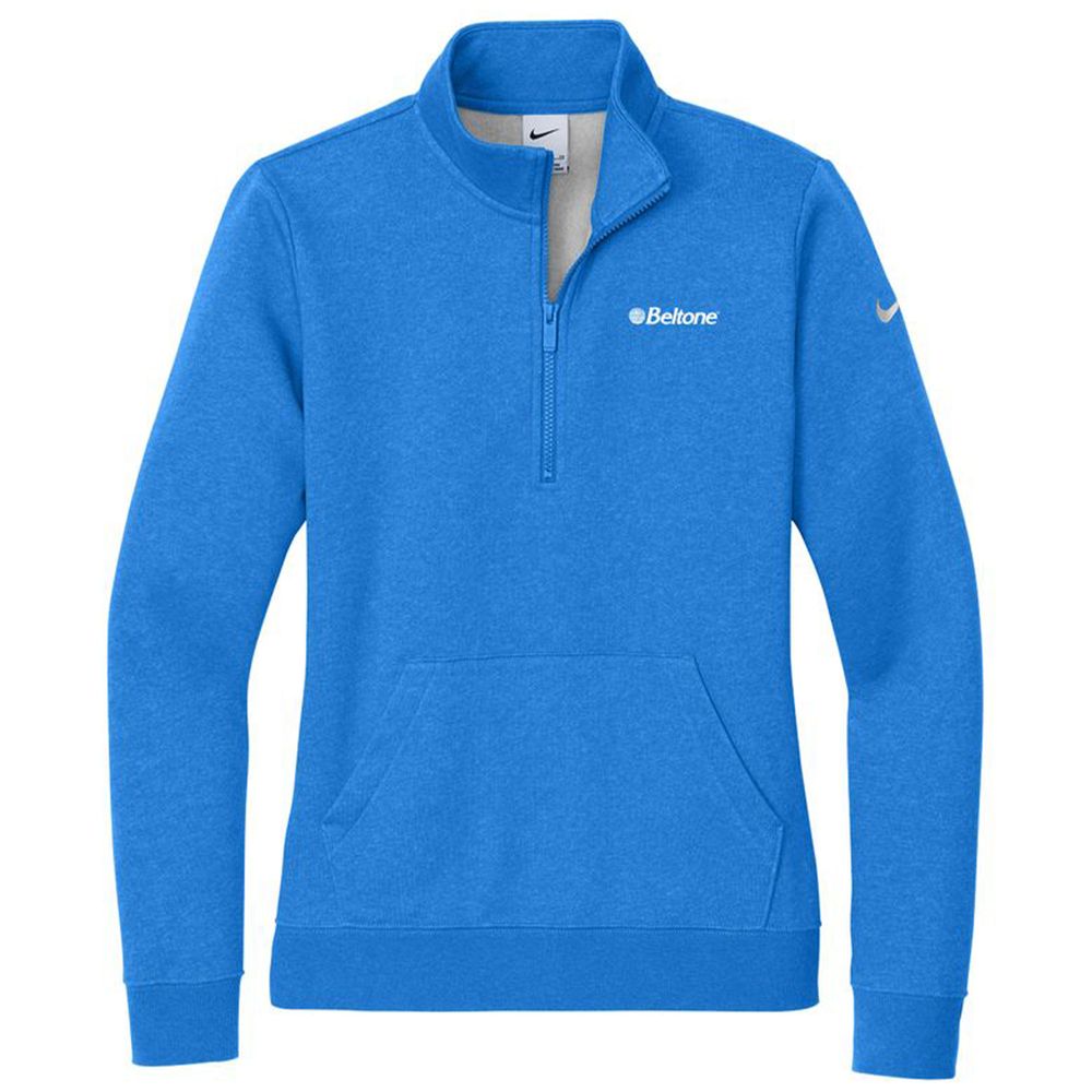 Nike Ladies Club Fleece Sleeve Swoosh 1/2-Zip primary image