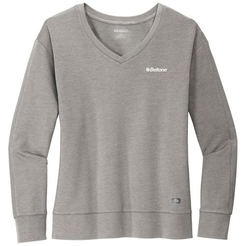 OGIO Ladies Luuma Flex Long Sleeve V-Neck image thumbnail