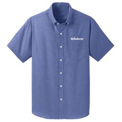 Image of Port Authority Short Sleeve SuperPro Oxford Shirt