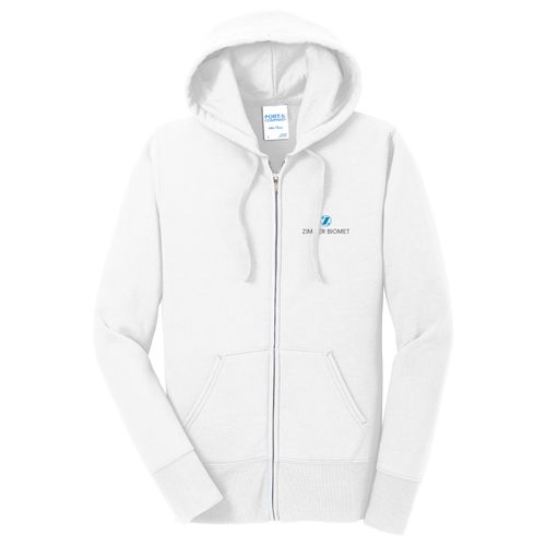 ZB1S532 Ladies Core Fleece Full-Zip Hooded Sweatshirt image thumbnail