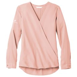 Image of ZB1S417 Ladies Wrap Blouse
