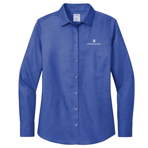 ZB1S414 Women’s Wrinkle-Free Stretch Nailhead Shirt image thumbnail